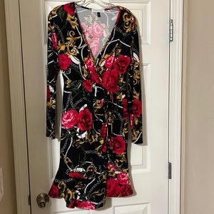 Flower Dress size Large brand new w/o tags